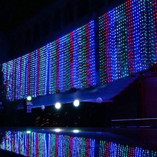 500 Led Curtain Light 10m 1 5m 110 220v Xmas 500 Led Curtain Light 10m 1 5m 110 220v Xmas Outdoor String Fairy