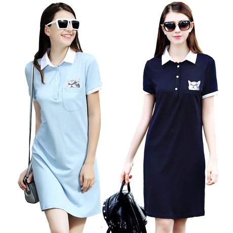 short polo dress