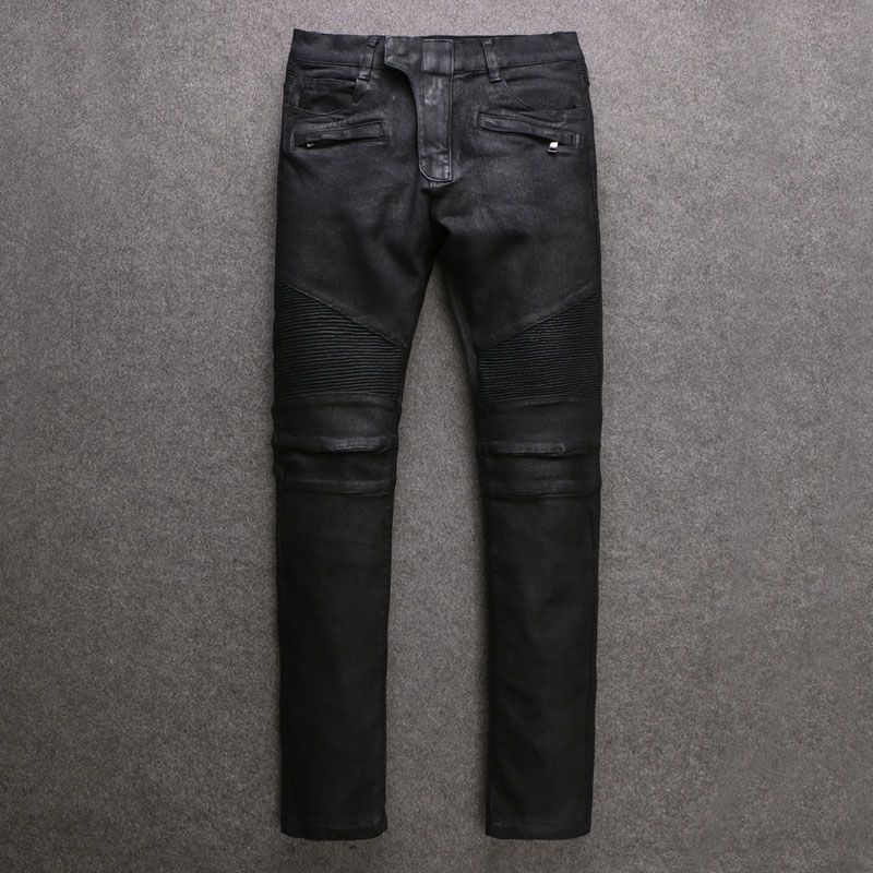 mens black balmain jeans