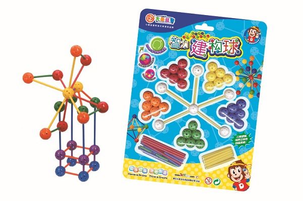 stick and ball building toy