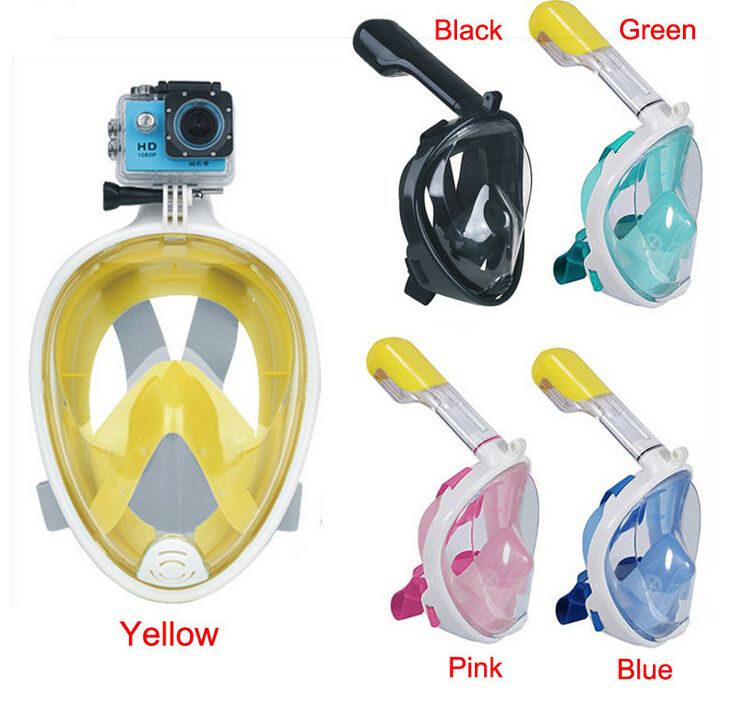 Máscara De Buceo Subacuática Anti Niebla Snorkeling Para Cara Completa Natación 