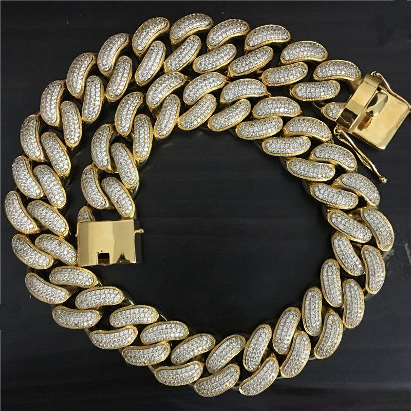Micro Pave Miami Cuban Link Chain 