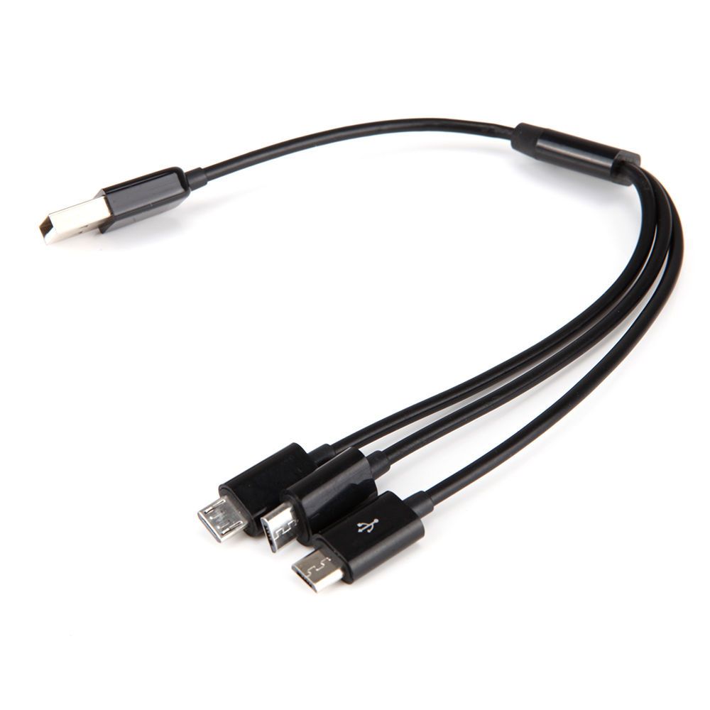 30cm 12/" USB2.0 A Male to Micro 5pin Male Flat Charger Power Charging Cord Cable