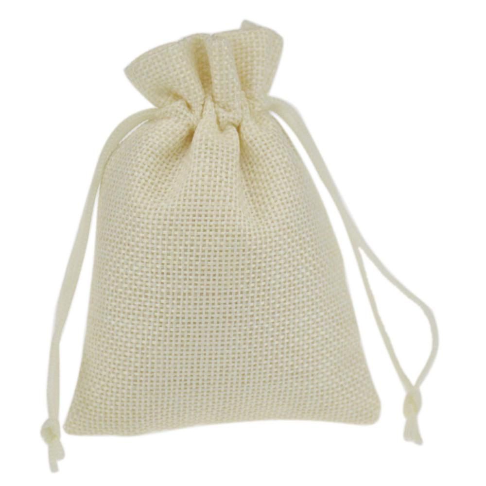 5,10 lot party bags pack of 1 black gift bags Hessian jute mini pink 3