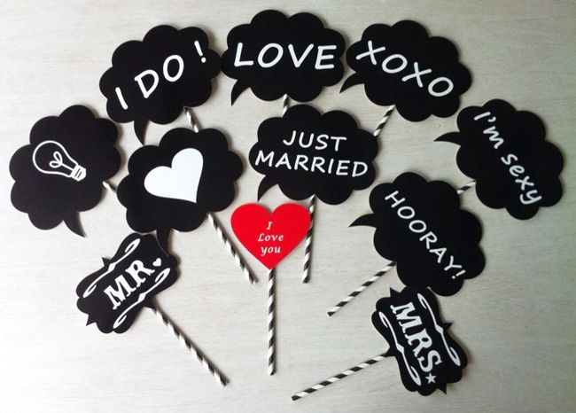 diy wedding props