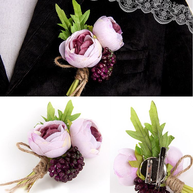 Boutiques Mariage Mariage Fleurs Corsage Mariage Corsage Prom Boutonnière  Fleurs Pas Cher Haute Qaulity Mariage Boutonnière