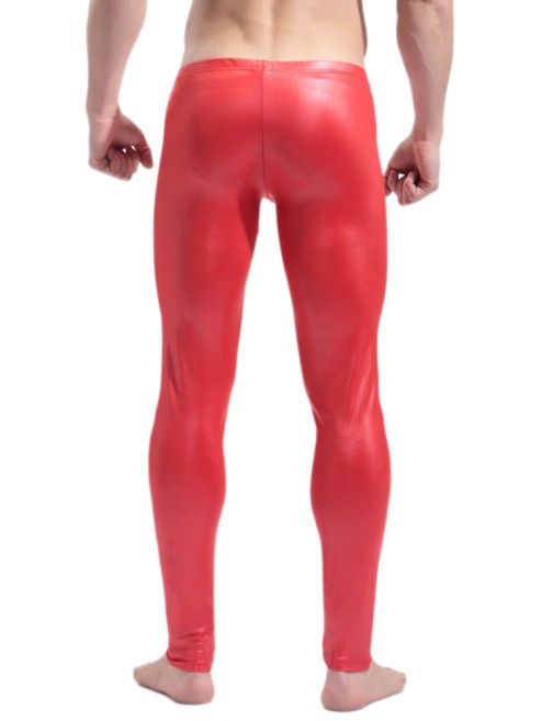 Acquista New Faux Latex Pantaloni Da Uomo Nero Rosso Pelle Verniciata Moda  Pantaloni Attillati Costumi Gay Fetish Vestito Lingerie Sexy Abbigliamento  Scenico A 8,42 € Dal Sexyshopping888 | DHgate Italy
