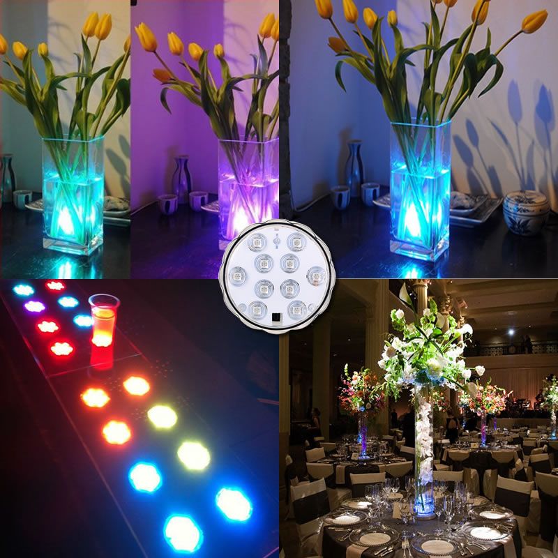 2019 Waterproof Fish Tank Submersible Led Light Rgb Remote Control