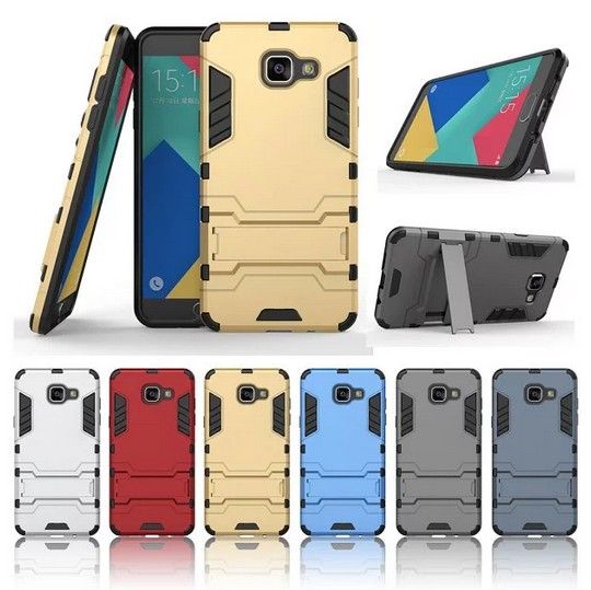 Para Samsung A5 2016 Estuche Resistente Combo híbrido Armadura Soporte de impacto Funda protectora