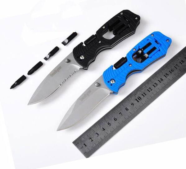 New Kershaw 1920 Multi Function 8Cr13MOV 58HRC Knife Rubber Handle