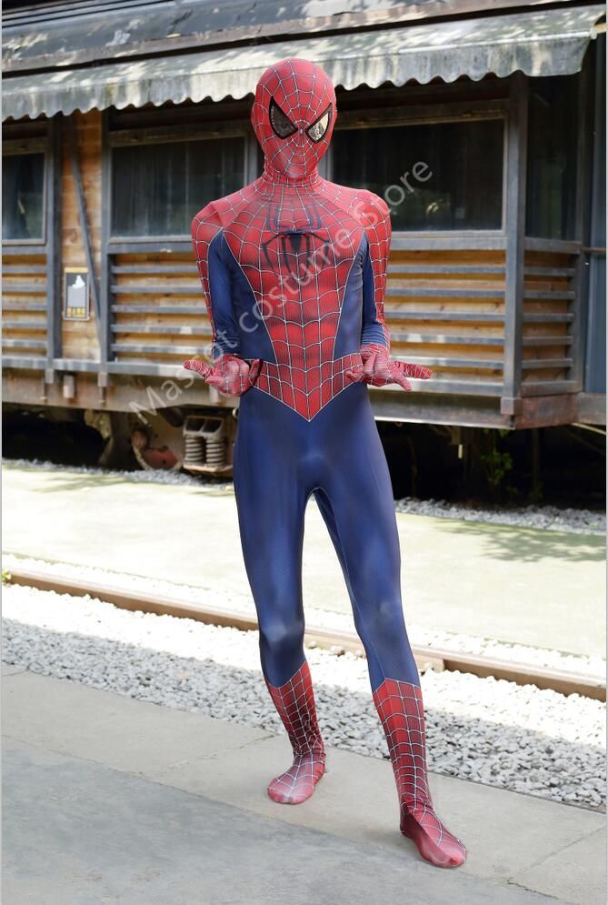 Details about Spiderman Costume 3D Printed Kids Adult Lycra Spandex Costume For Halloween Details about Spiderman Costume 3D Printed Kids Adult Lycra Spandex Costume For Halloween