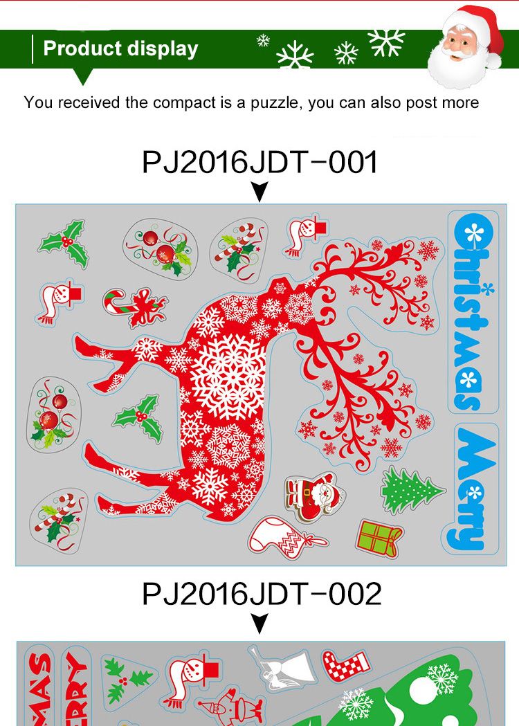 christmas decorations window stickers color electrostatic stickers christmas decorations window stickers color electrostatic stickers