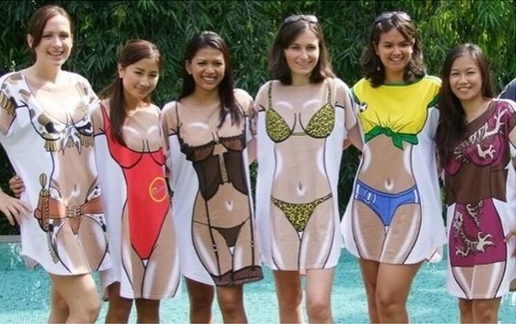 bathing suit t shirts funny