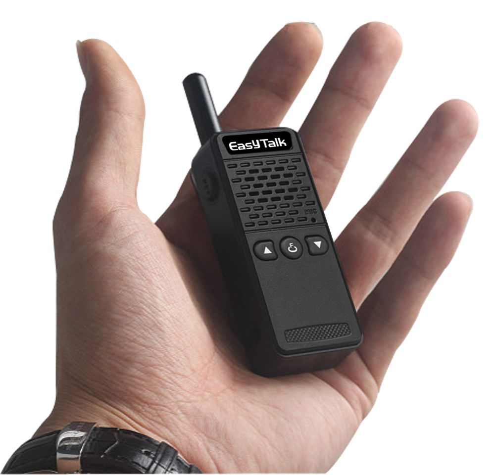 Mini FRS GMRS Walkie Talkie EasyTalk ET M3 16 Channel UHF 400 520MHz