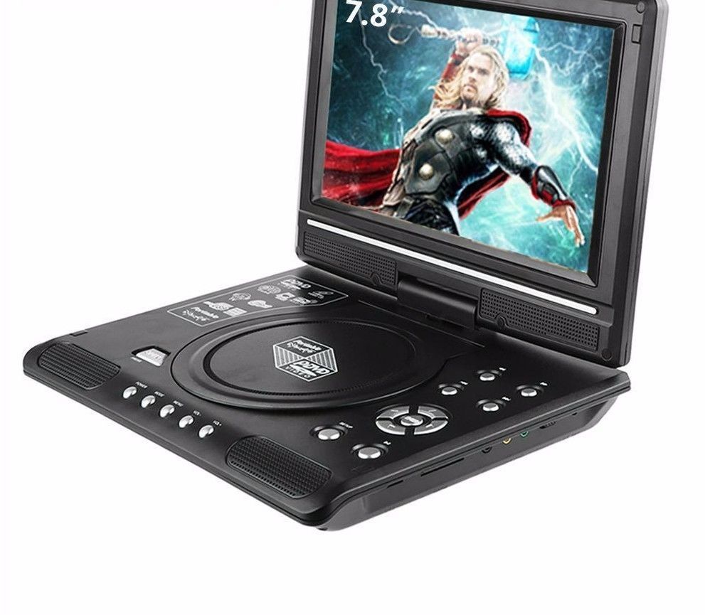 7 8 Portable Evd Dvd Usb Game Tv Player With Card Reader Slot