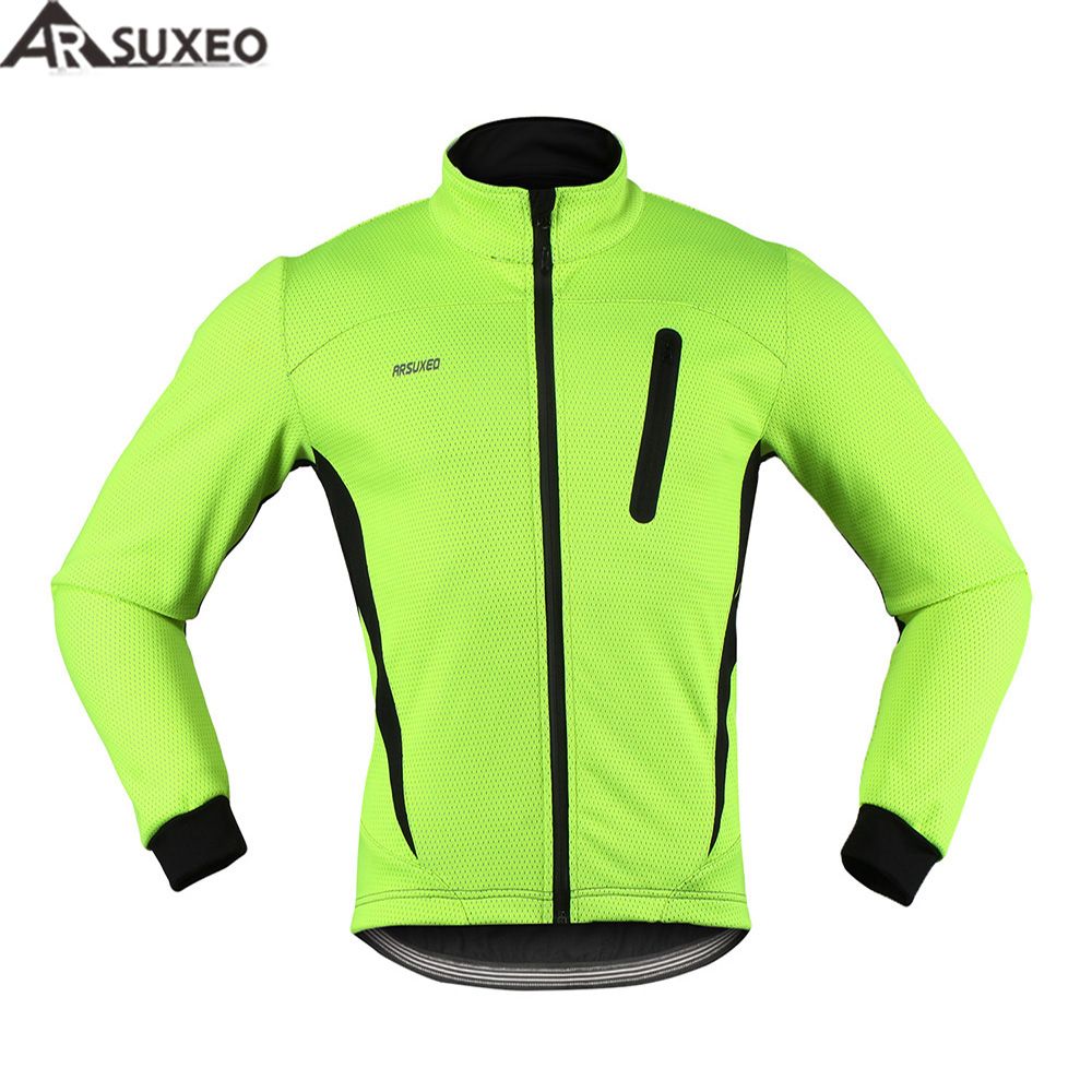 per ciclismo impermeabile antivento 16H ARSUXEO Giacca invernale in pile  termico traspirante Abbigliamento Ciclismo teleelsalvador.com