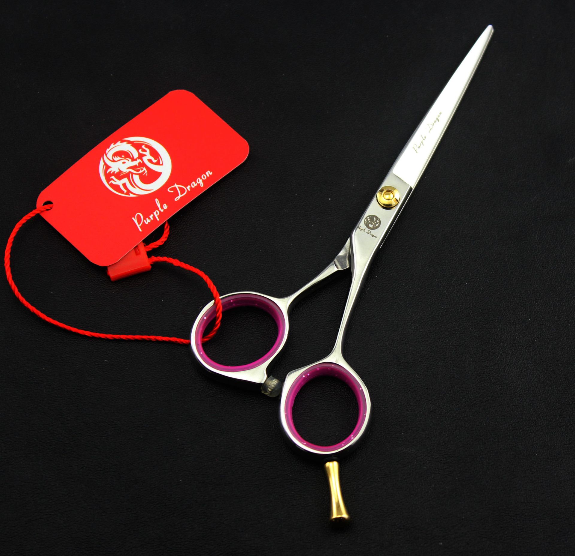 521# 5'' Brand Purple Dragon Best Professional Hairdressing Scissors JP  440C Home & Salon Barber's Cutting Scissors Hair Shears