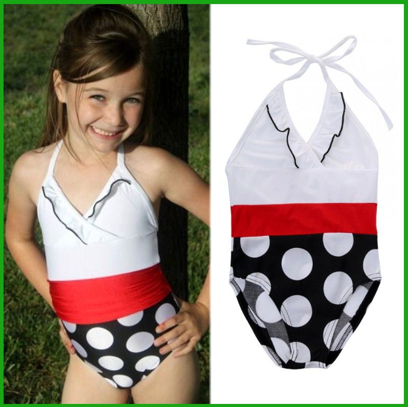 baby girl white bathing suit