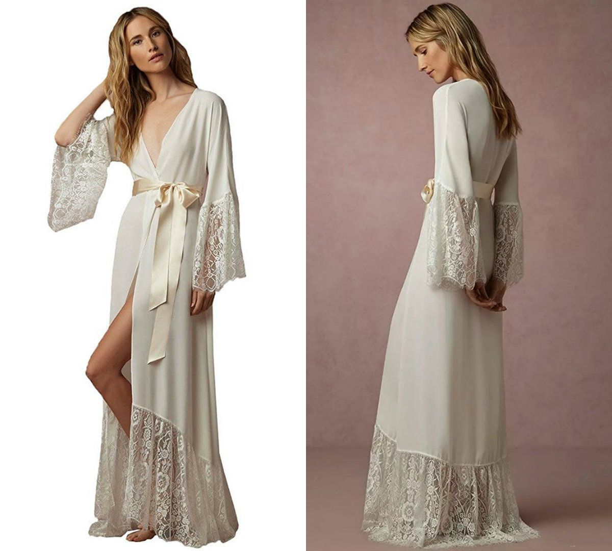 bride bathrobe