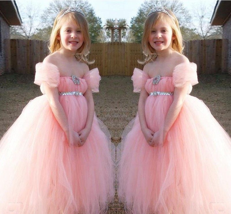 soft flower girl dresses