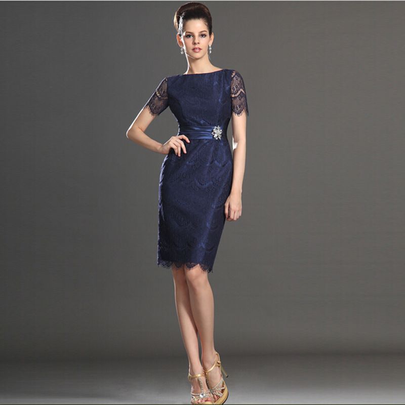 knee length lace dress