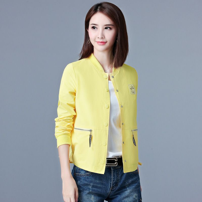 yellow jacket woman