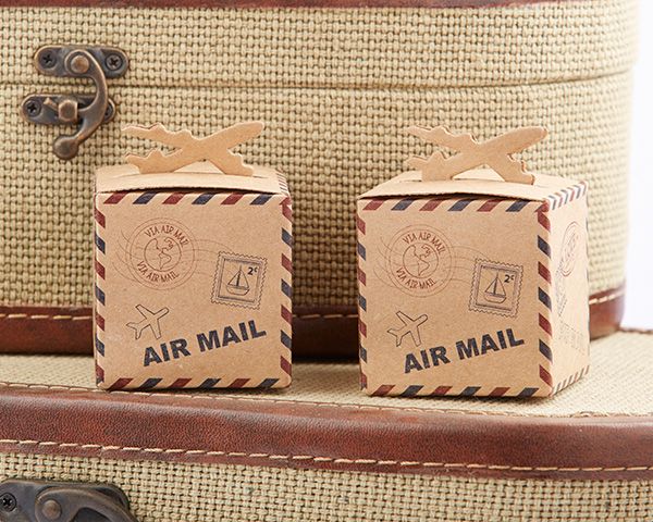 Travel Themed Wedding Gift Box Of Let