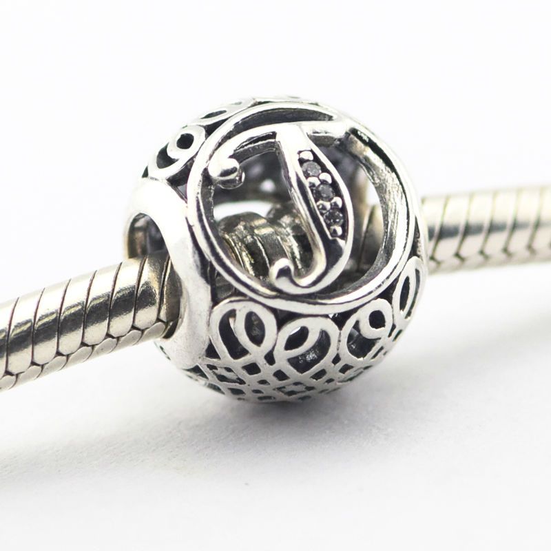 charm pandora argent 925 lettre charm pandora argent 925 lettre