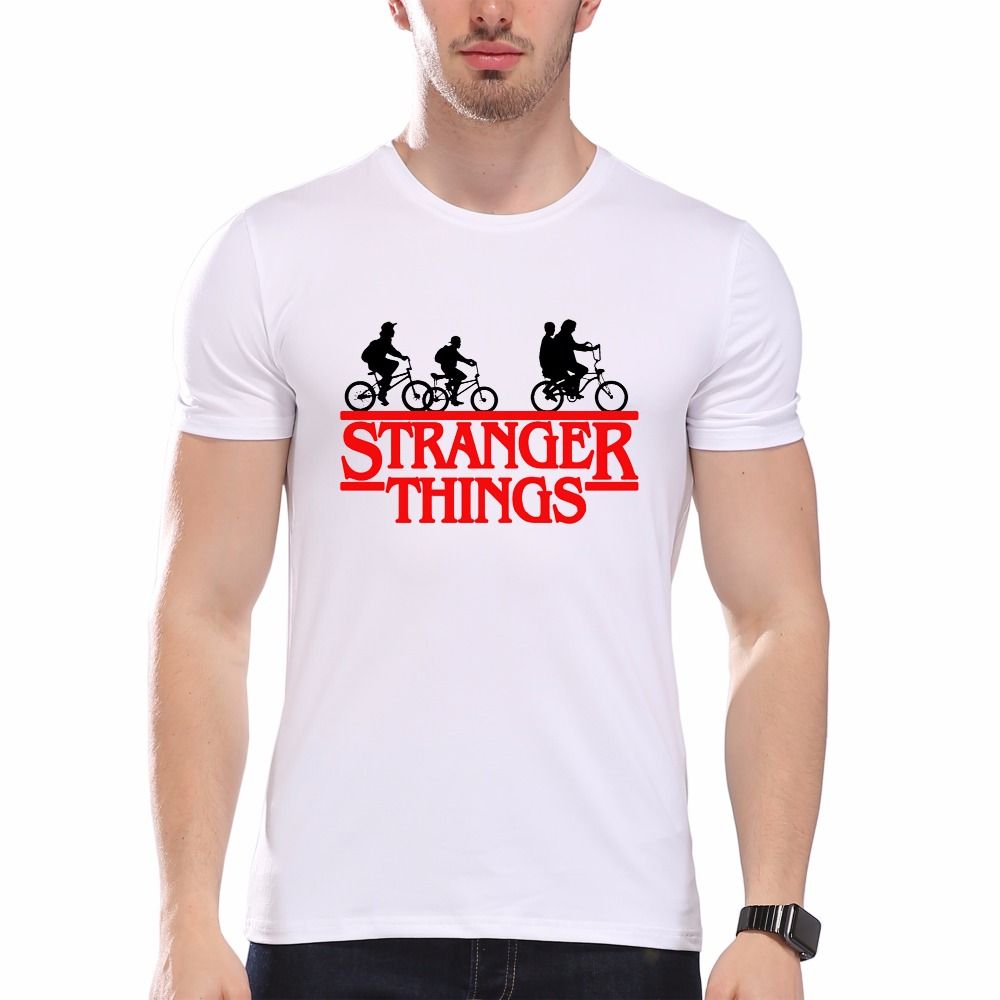 stranger things t shirt mens