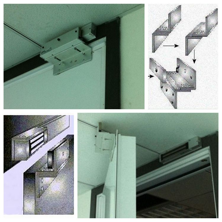 2021 ZL Bracket Use With 280kg Electronic Lock For Narrow Door / Access Control