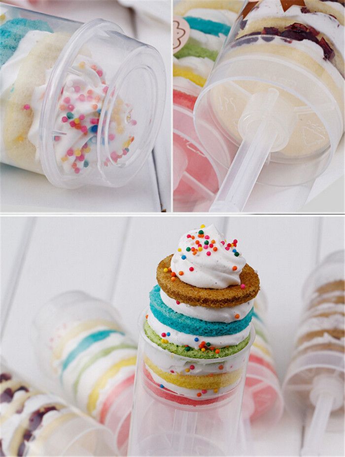 Food Grade Push Up Pop Containers Push Cake Pop Cake Container For