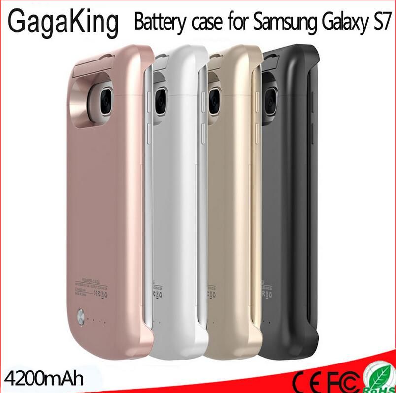 Power Case S7 Edge Carcasa batería reserva externa Cargador portátil Pack Estuches