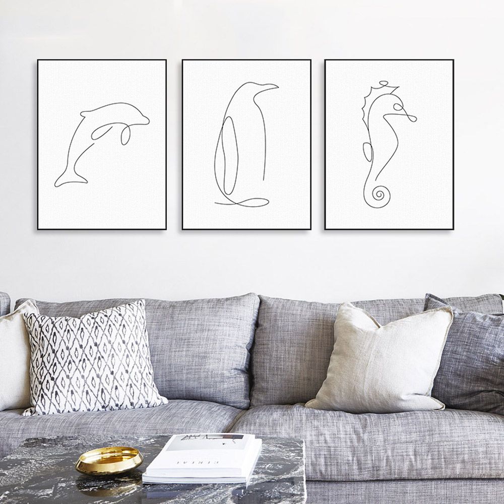 Modern Picasso Minimalist Sea Animal Shape Canvas A4 Art Print Poster Abstract Dolphin Wall Picture Home Decor Painting No Frame Modern Picasso Minimalist Sea Animal Shape Canvas A4 Art Print Poster Abstract Dolphin Wall Picture Home Decor Painting No Frame