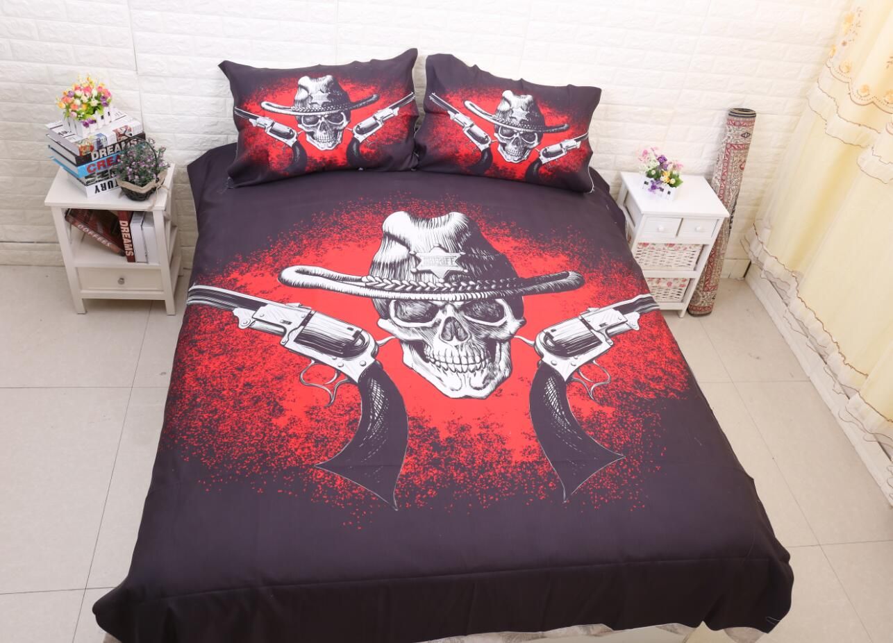 3d Bedding Set Pirate Captain Pattern Twin Queen King Size Home