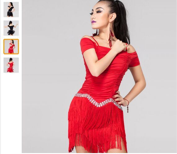 red cha cha dress