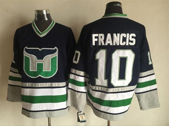 hartford whalers green jersey
