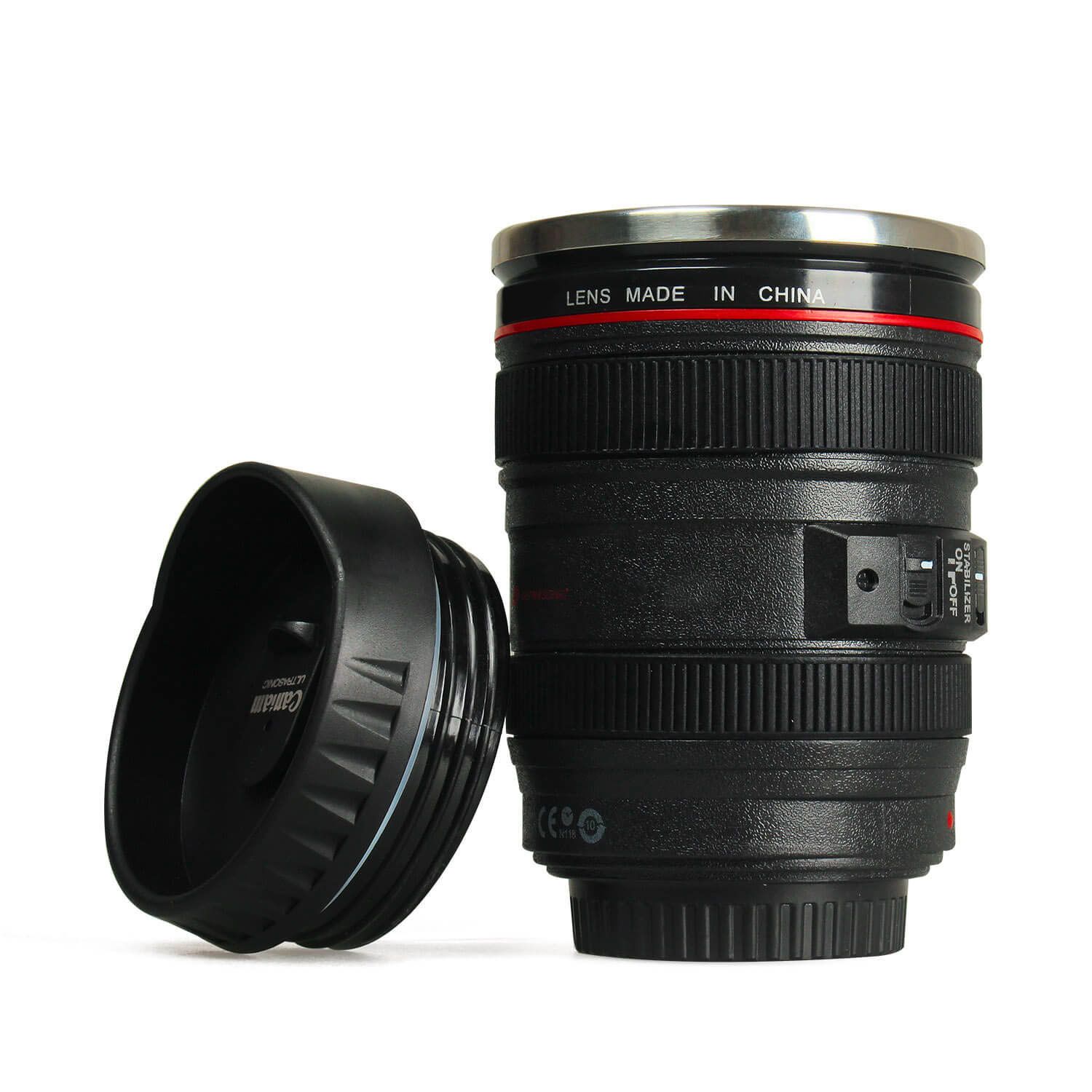 camera lens travel thermos