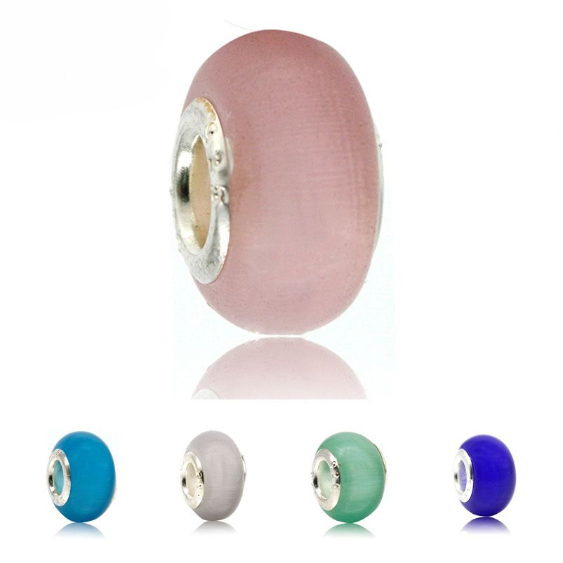 CAT EYE Gemstone Murano Glass BEADS For Snake Charms Beads Fit Bracelets Jewelry CAT EYE Gemstone Murano Glass BEADS For Snake Charms Beads Fit Bracelets Jewelry