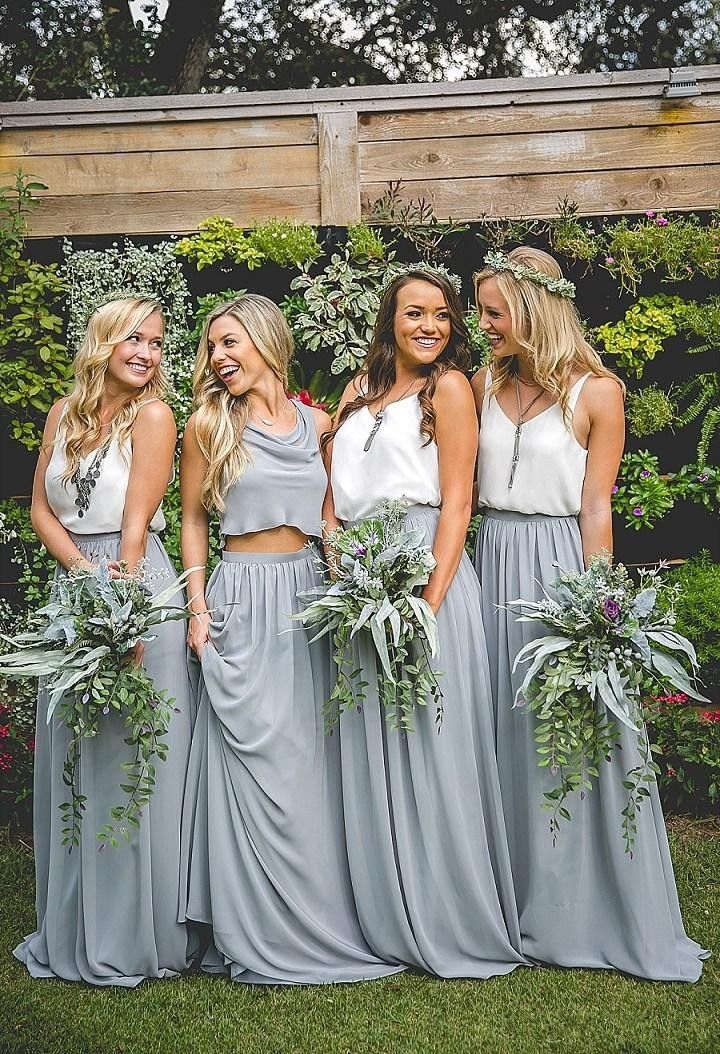 dusty blue bridesmaid dresses