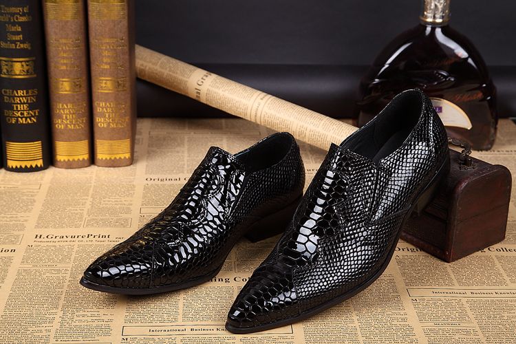 High quality wedding shoes groom men's 
