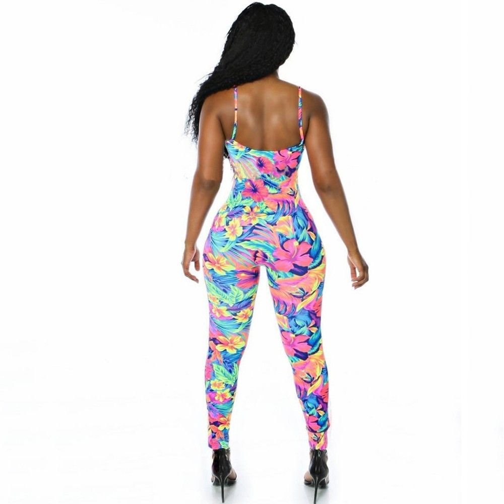 womens tropical jumpsuit