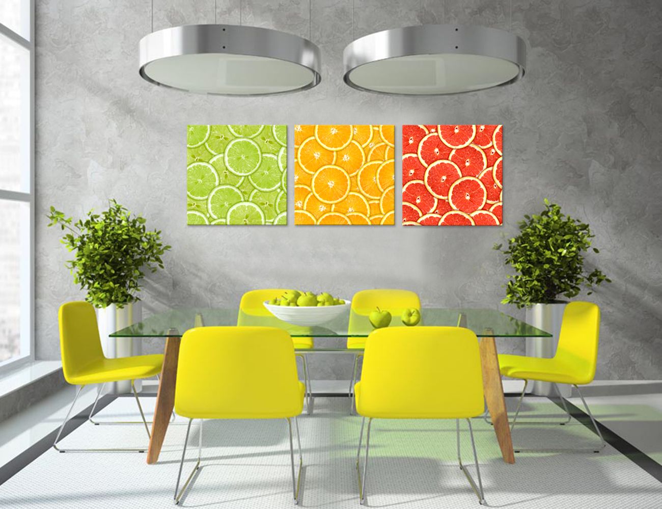 Großhandel Hd Gedruckt Triptychon Zitrone Frucht Leinwand Wandbilder Für Esszimmer Moderne Haushaltswaren Geschenk Sjmt1918 Von Creativearts 1508