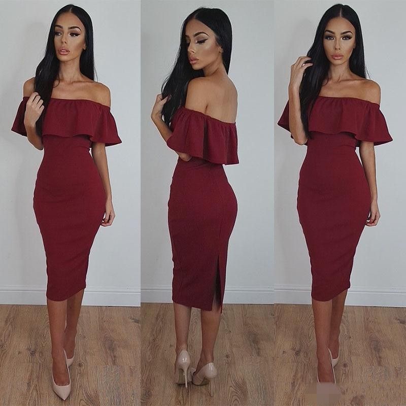 bodycon prom dresses 2019