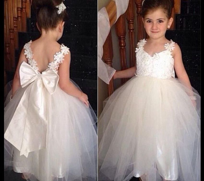 Girl Communion Party Prom Princess Pageant Bridesmaid Wedding Flower Girls Dress