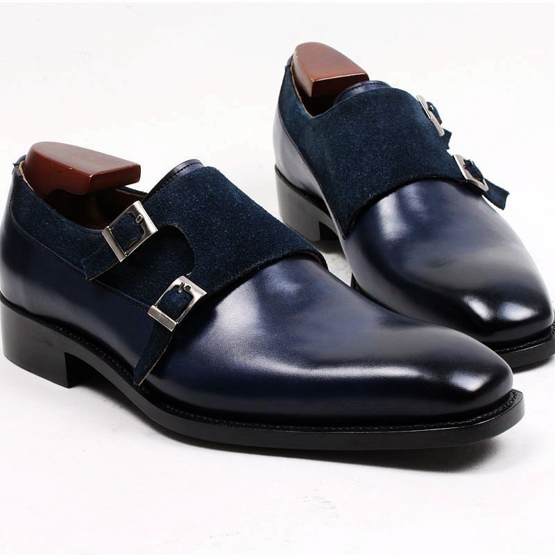 men navy dress shoes