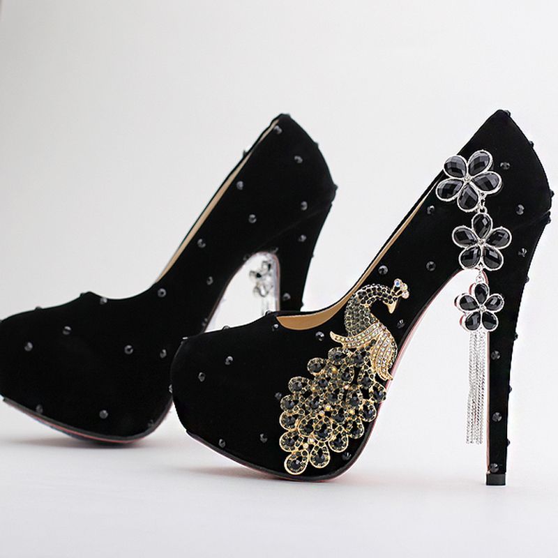 55 Recomended Wedding shoes black for Christmas Day
