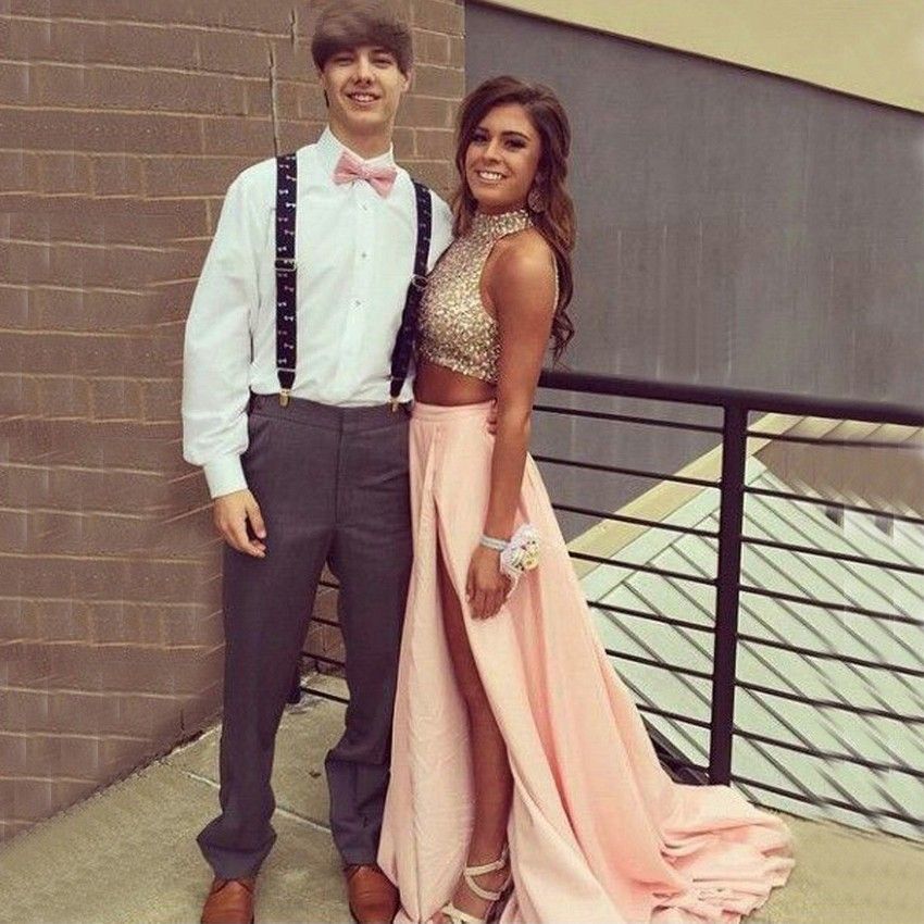 two piece elegant dresses