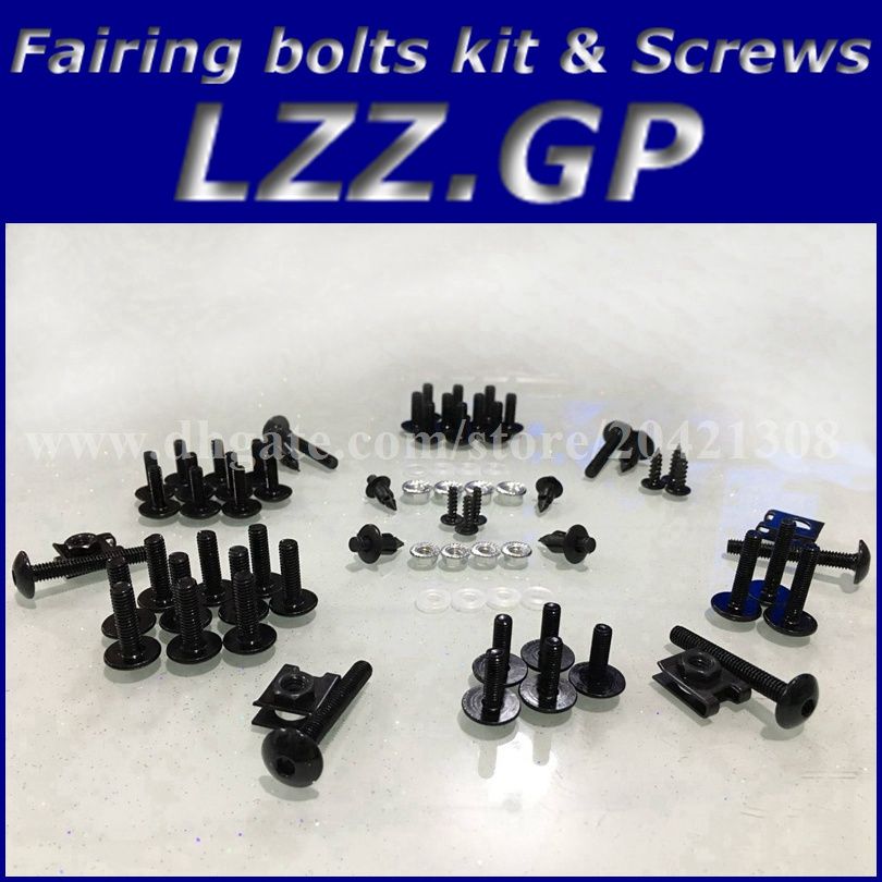 Fasteners Black Complete Motorcycle Fairing Bolt Kit For Yamaha YZF-R1 2009-2011 Body Screws and Hardware
