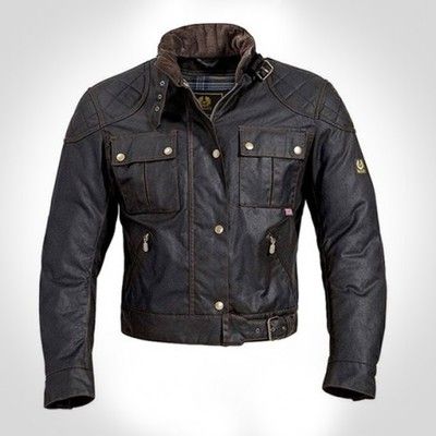 mens wax motorcycle jacket