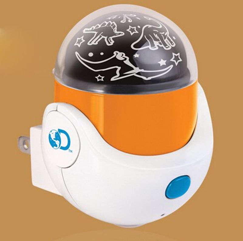 dinosaur night light projector